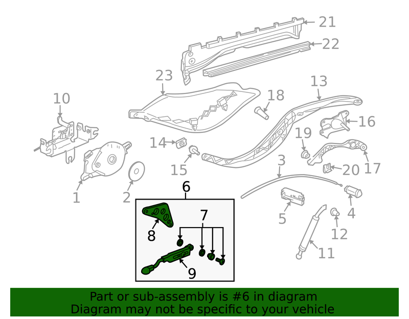 Genuine Porsche parts diagram