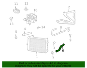 Genuine Porsche parts diagram