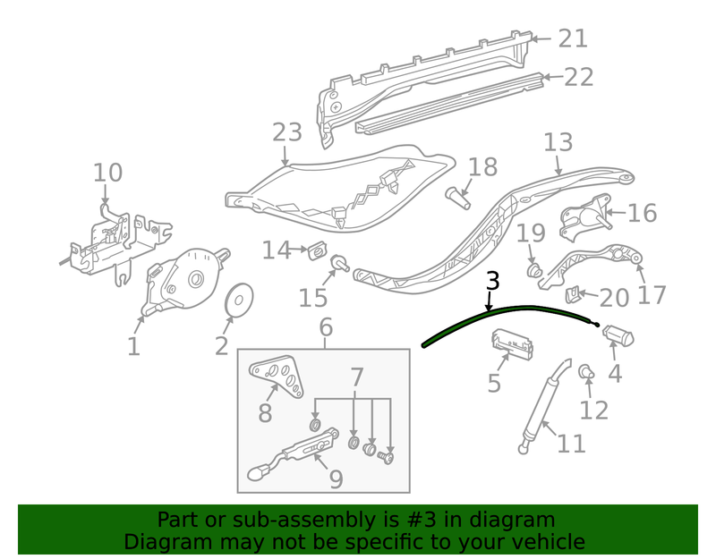 Genuine Porsche parts diagram