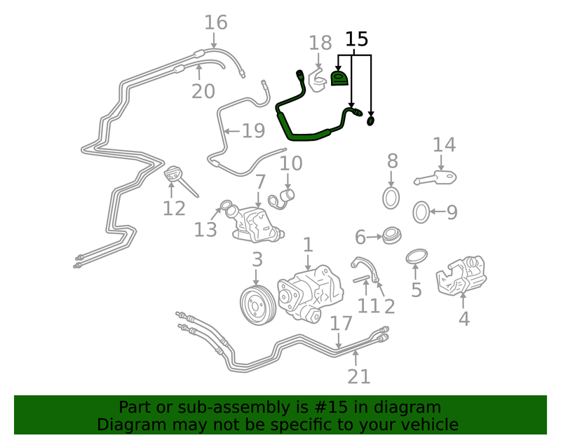 Genuine Porsche parts diagram