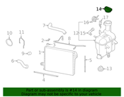 Genuine Porsche parts diagram