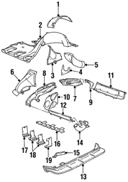 Genuine Porsche parts diagram