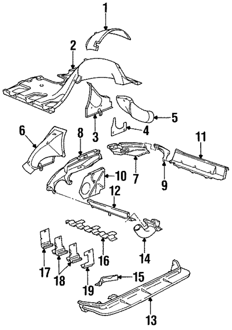 Genuine Porsche parts diagram