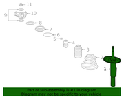 Genuine Porsche parts diagram
