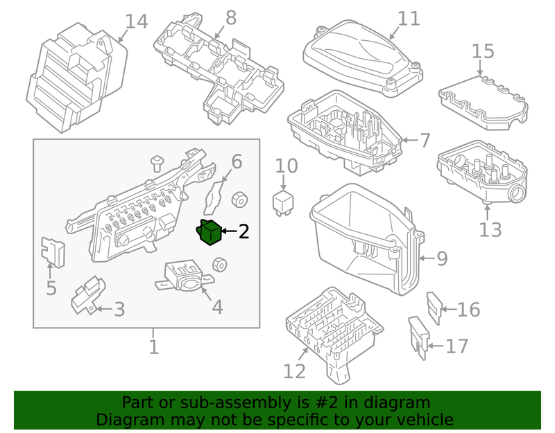 Part can be found as reference #2 in illustration