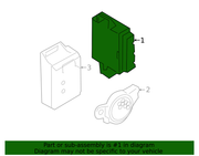 Genuine Porsche parts diagram