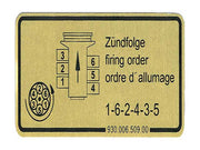 DANSK CLASSIC Firing Order Decal - 1601500506