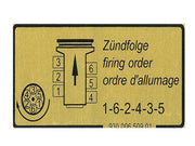 DANSK CLASSIC Firing Order Decal - 1601500606