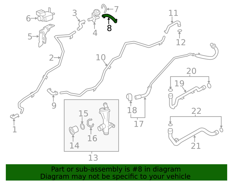 Genuine Porsche parts diagram