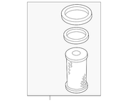 Genuine Porsche parts diagram