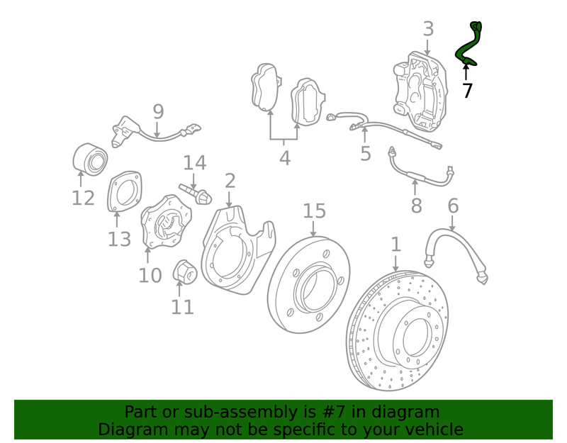 Genuine Porsche parts diagram