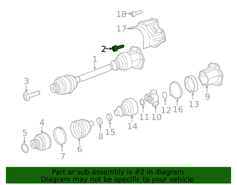 Genuine Porsche parts diagram