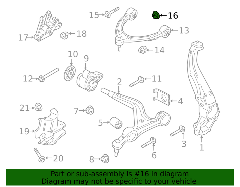 Genuine Porsche parts diagram