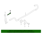 Genuine Porsche parts diagram