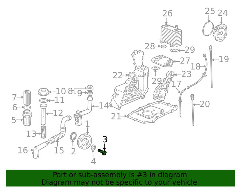 Genuine Porsche parts diagram