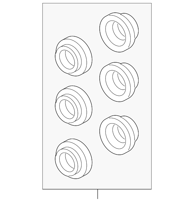Genuine Porsche parts diagram