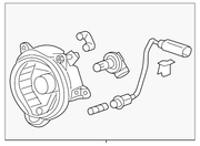 Genuine Porsche parts diagram