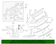 Genuine Porsche parts diagram