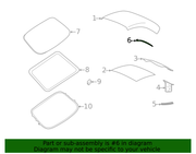 Genuine Porsche parts diagram