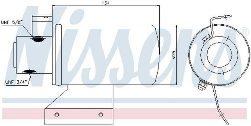 VW A/C Receiver Drier 95053 – Nissens