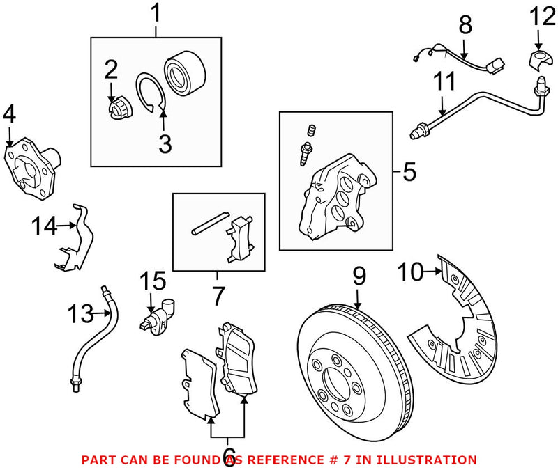 Disc Brake Hardware Kit – Front