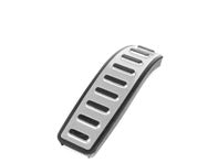 Brushed Aluminum Pedal Cap - Throttle