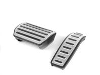 Brushed Aluminum Pedal Cap Set