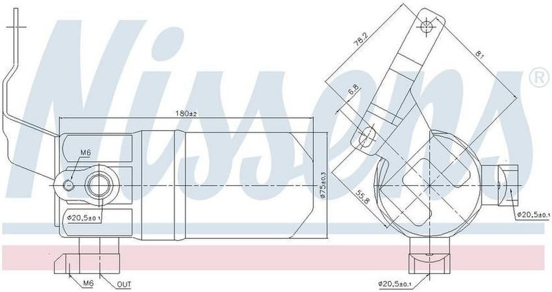 A/C Receiver Drier – Front