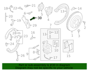 Genuine Porsche parts diagram