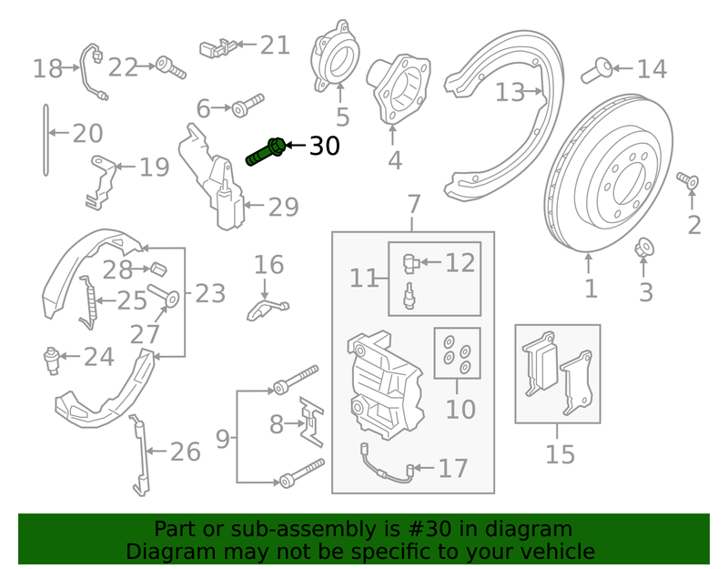 Genuine Porsche parts diagram