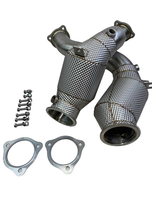 Racing Dynamics Downpipes w/ Sport Cats - Porsche 958.2 Cayenne