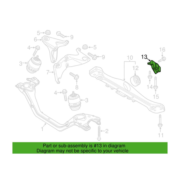 Porsche Automatic Transmission Mount Bracket 95834164910 – Genuine Porsche