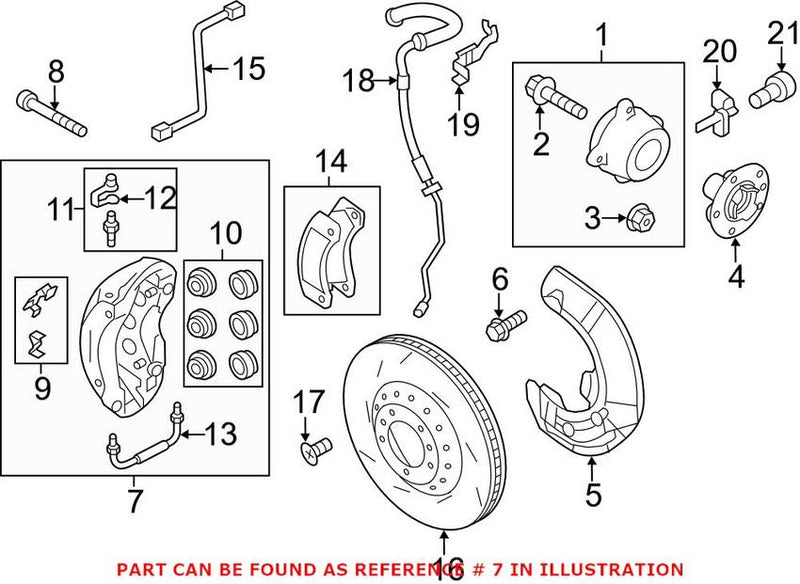 Disc Brake Caliper – Front Pasenger Side