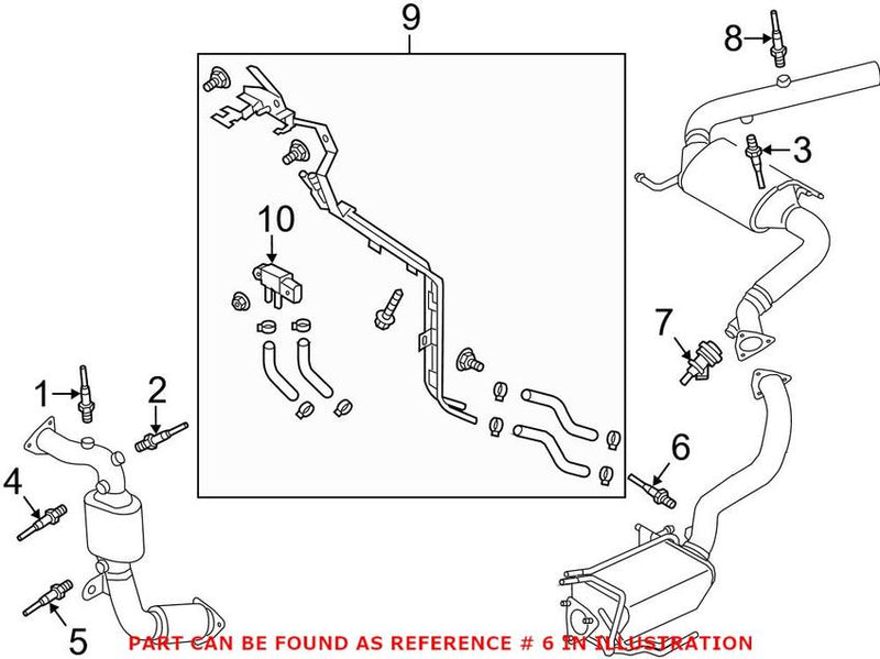 Exhaust Gas Temperature (EGT) Sensor – Rear