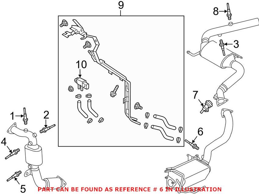 Exhaust Gas Temperature (EGT) Sensor – Rear