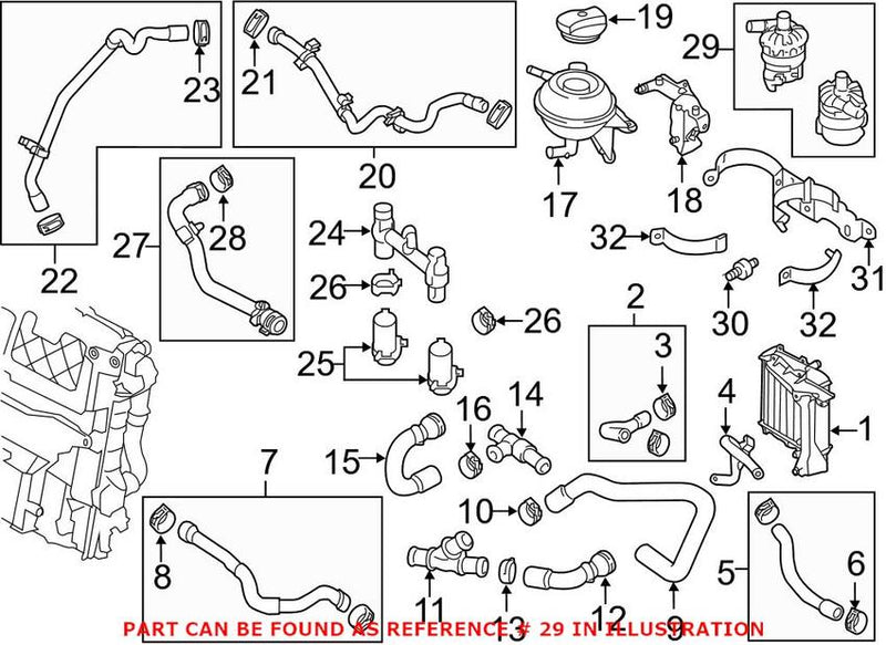 Engine Auxiliary Water Pump