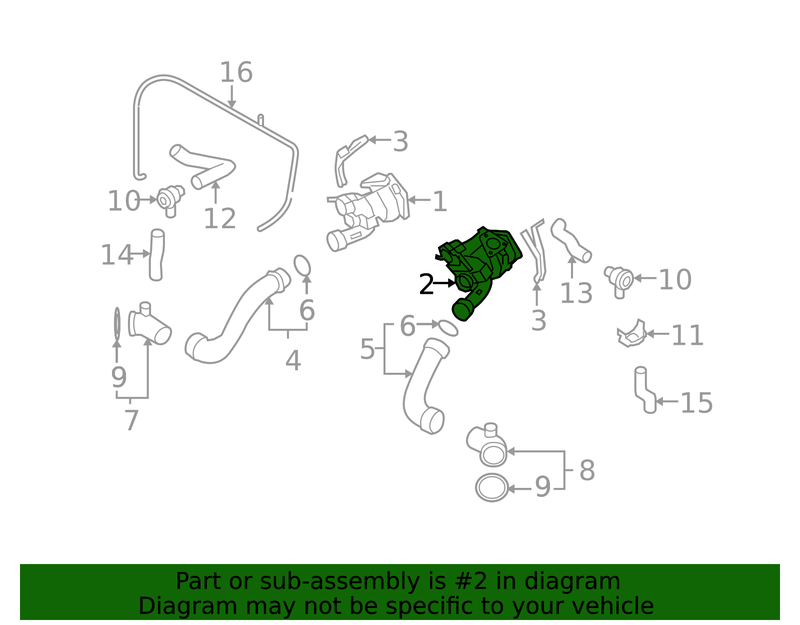 Genuine Porsche parts diagram