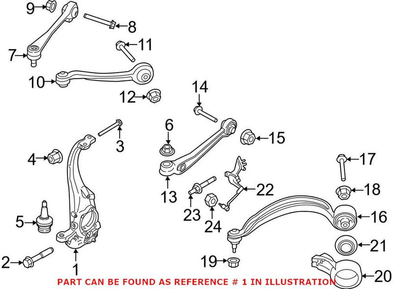 Steering Knuckle – Front Pasenger Side