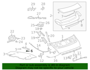 Genuine Porsche parts diagram