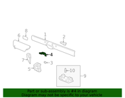 Genuine Porsche parts diagram