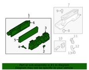 Genuine Porsche parts diagram