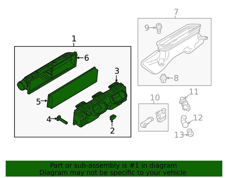 Genuine Porsche parts diagram