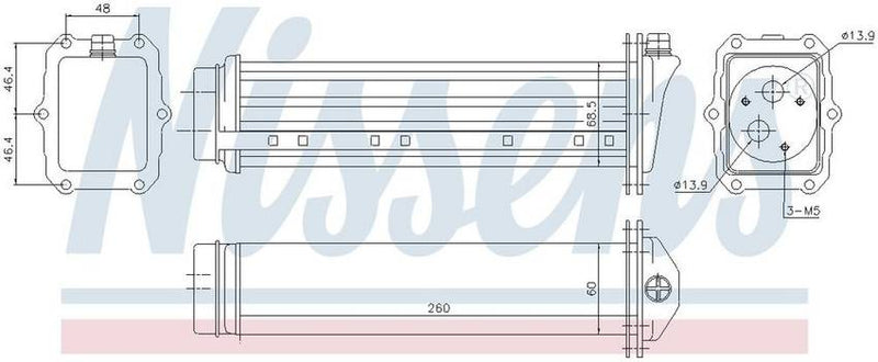 Nissens Intercooler 96432