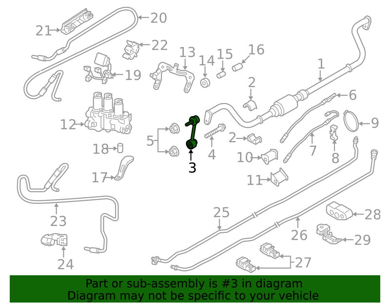 Genuine Porsche parts diagram