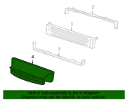 Genuine Porsche parts diagram