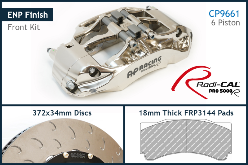 AP Racing by Essex Radi-CAL ENP Competition Brake Kit (Rear CP9450/365mm)- Porsche 911 (992)