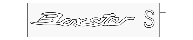 Genuine Porsche parts diagram