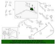 Genuine Porsche parts diagram