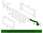 Genuine Porsche parts diagram
