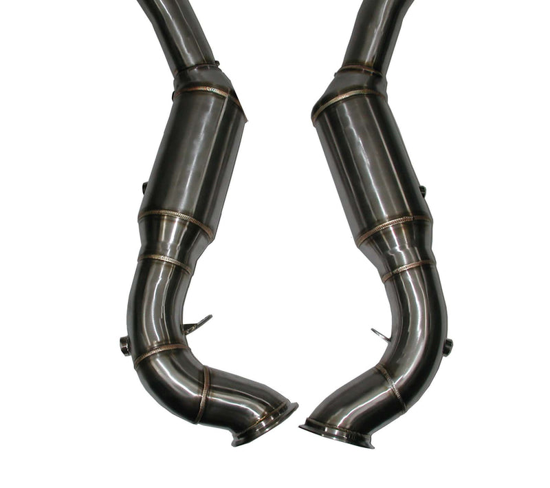 Racing Dynamics Downpipes - Porsche Panamera S, 4S 2014-16 970.2 Chassis W/ 3.0L V6 Twin Turbo